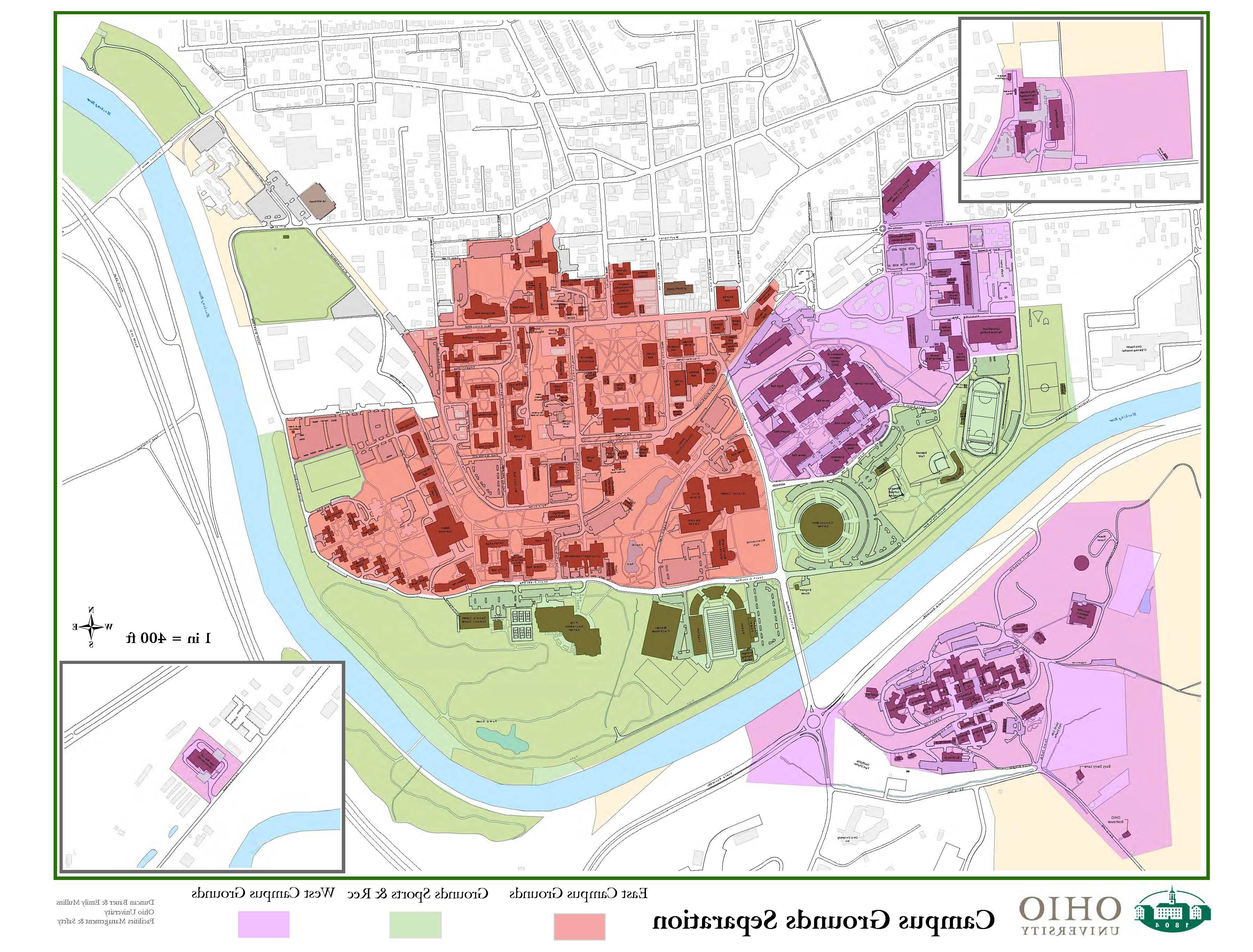 Grounds coverage map